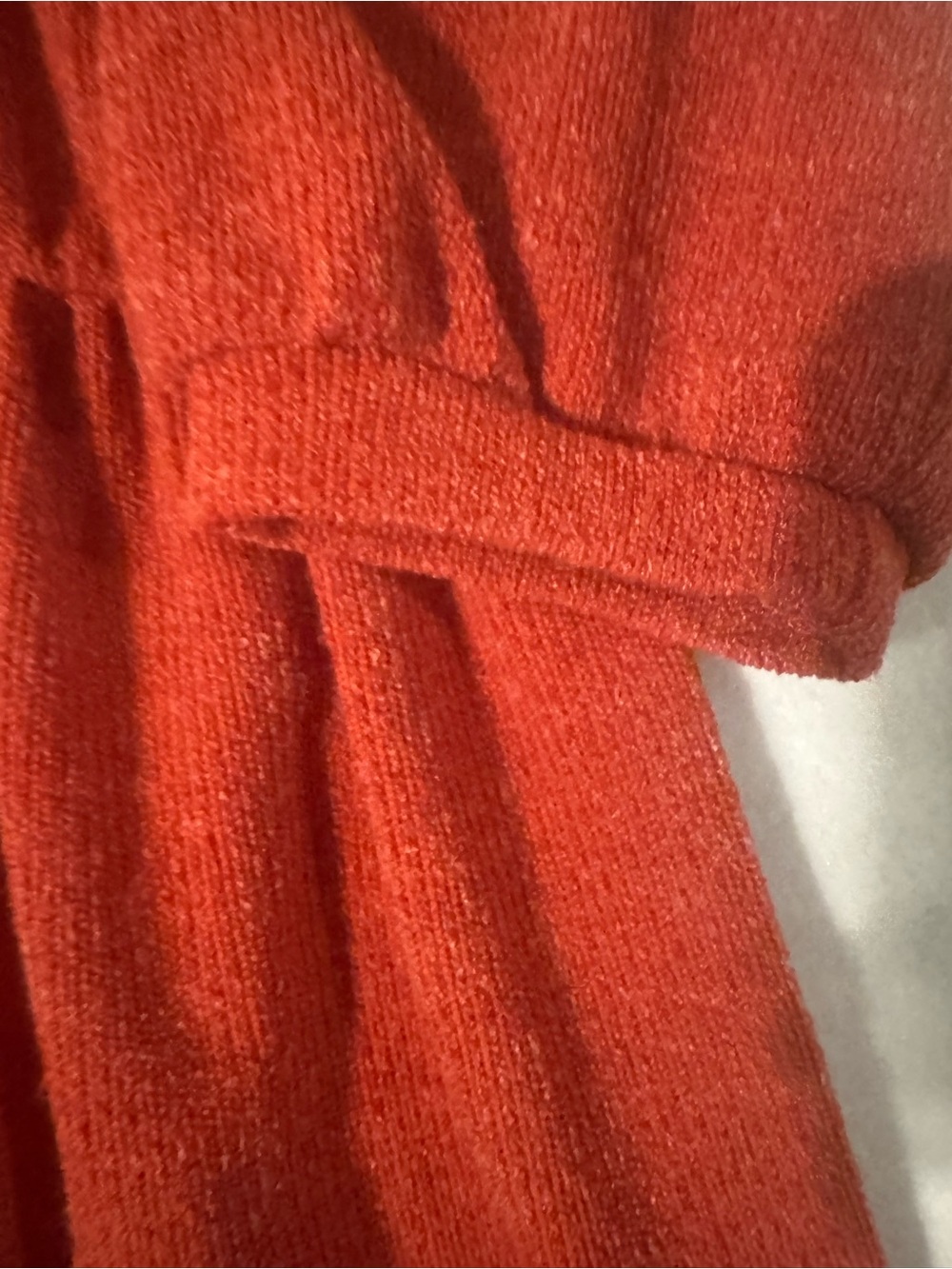 V-Neck Puff Sleeve Midi Dress in Rust - Picture 6 of 8